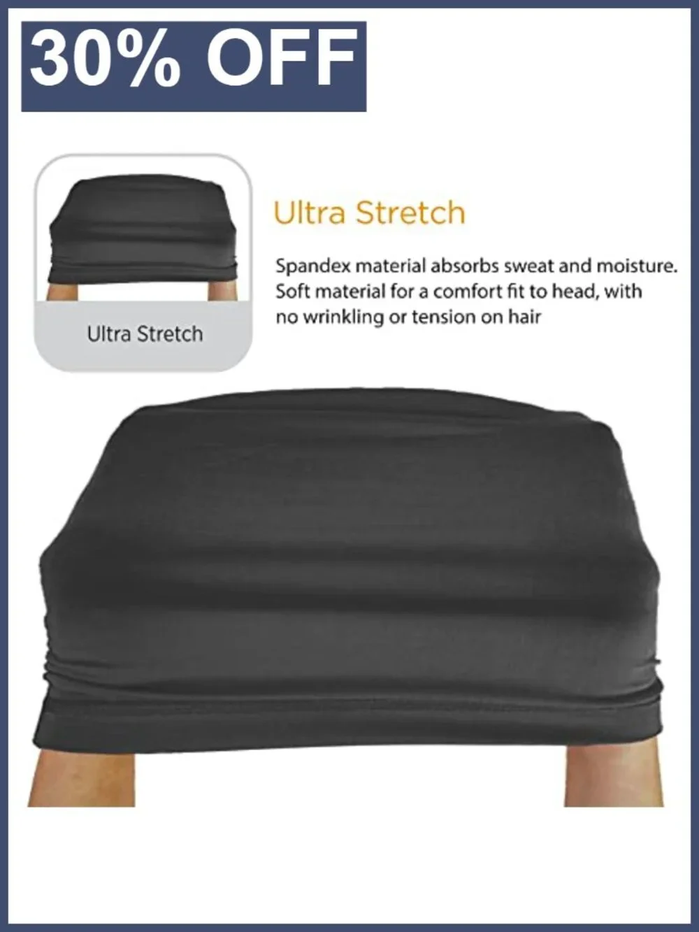 Spandex Wig Cap Ultra Stretch Breathable for Women Sleep Daily Wear